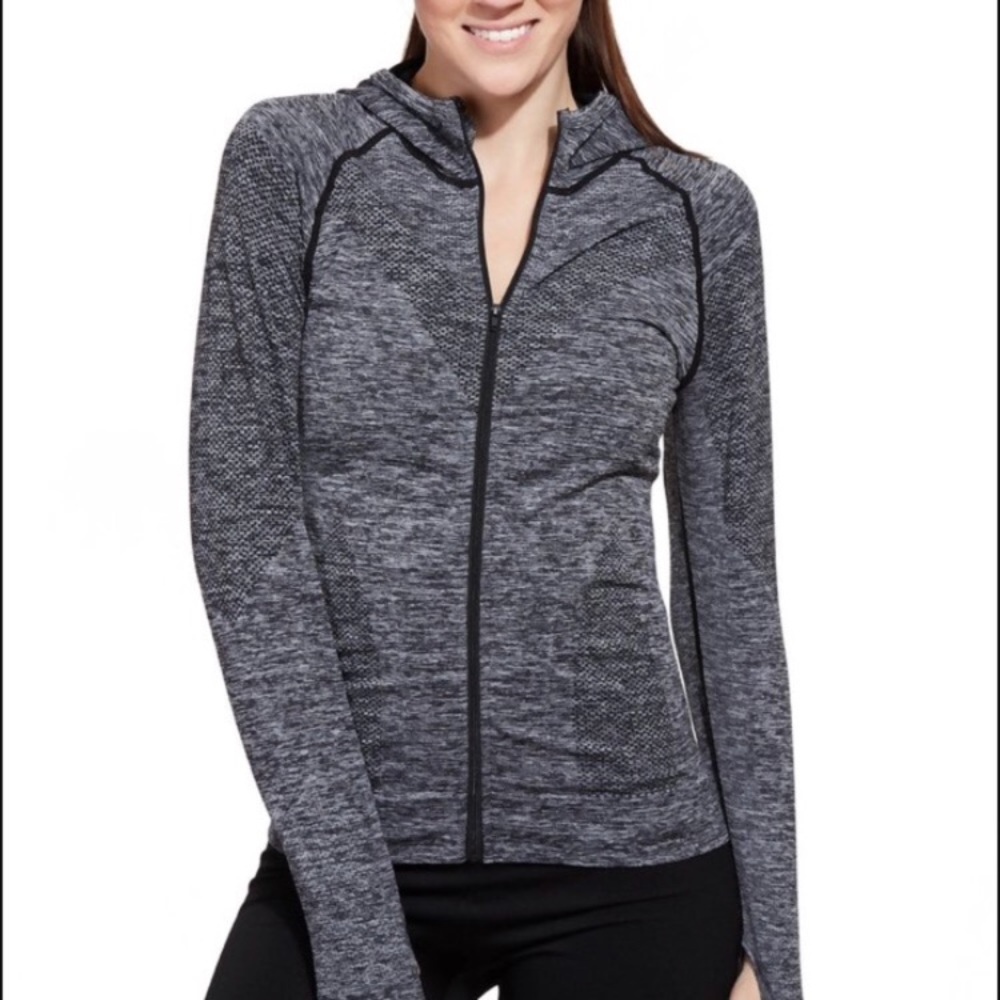 Sweet Romeo compression hoodie cardigan